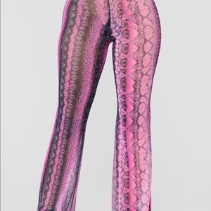 2 Pair Combo Fashion Nova Sheer Pants ( grey pair not included )